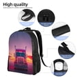 thumbnail image 5 of Xecao Sunset Truck Highway Print School Backpack with Laptop Compartment Small Travel Laptop Backpack for Women Men Waterproof College Backpack Simple School Bag, 5 of 8