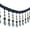 deep blue, variant on Beading Fringe Trimming Long Beads Tassel Curtain Trim Ribbon Trim for Cover Decorative 3yards