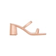 thumbnail image 2 of Women's Minimalist Chunky Heeled Mule Sandals Fashionable Elegant Summer Heeled Sandals Block Heel Square Toe Heeled Sandal, 2 of 4