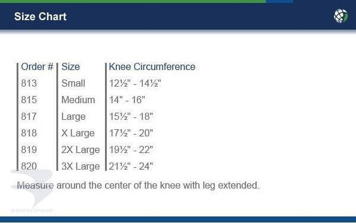 Advanced Orthopaedics 817 Sport Lite Knee Brace - Large