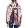 thumbnail image 2 of Demon Slayer Kamado Nezuko Kids' Hoodie 3D Print Sweatshirt Soft Pullover Hooded with Big Pockets Fans Gifts for Boys or Girls Small, 2 of 7
