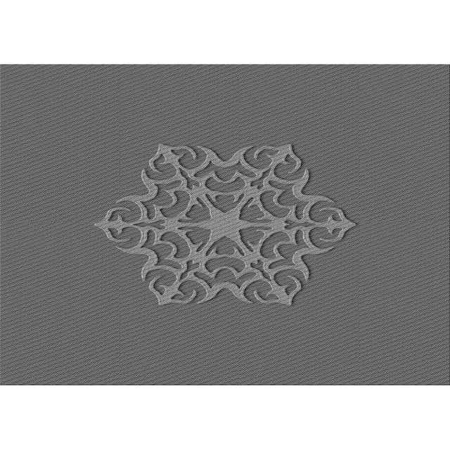 Ahgly Tapis Rectangulaire Lavable en Machine Intérieur Transitionnel Gris, 8 Pieds x 10 Pieds