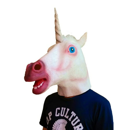 Gmasking Latex Unicorn Horse Mask NEW Version