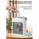 thumbnail image 5 of Humidifier spray fan, colorful night light, desktop water fan, cool mist humidifier, air conditioning fan, LED light, foldable design, metal frame, for bedroom, portable, energy-efficient,, 5 of 9