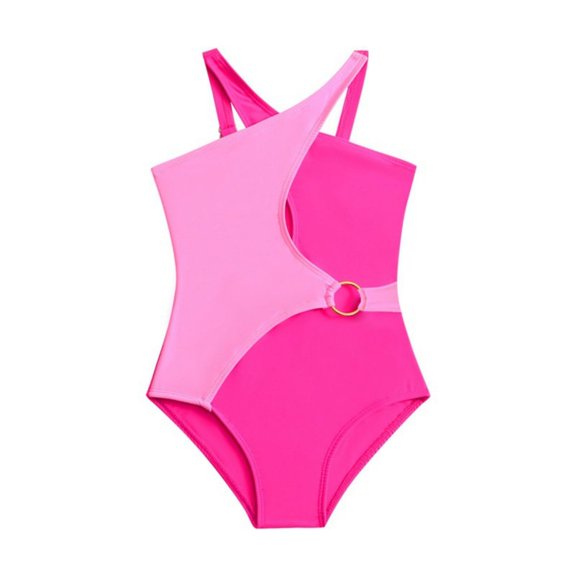 GYRATEDREAM Girls One Piece Swimsuits Sleeveless Cross Back Swimsuits Beach Swimwear Bathing Suits for 10-12 Years