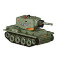 thumbnail image 1 of RC Tank Full Scale Infrared Remote Control Mini Desktop Tank Toy for Kids & Adults, Interactive Battle Vehicle, Gray/Blue, 3.15 Inch, 1 of 8