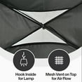 EighteenTek Indoor Adult Portable Full Size Bed Tent for Sweet Dream