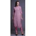 thumbnail image 4 of Bimba Tuniques Droites pour Femmes, Kurti Longue Imprimée, Robe Décontractée, Très Grand, 4 of 6