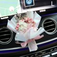 thumbnail image 5 of Mini Bouquet Flower Vent Clips: Cute, Environmentally-Friendly and Heat-Resistant Car Interior Decor for Various Gift Occasions, 5 of 9