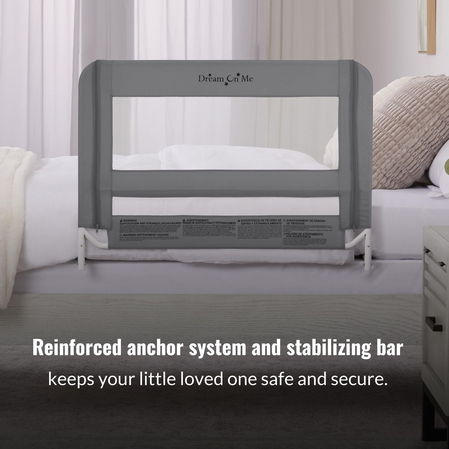 Dream On Me Mesh Security Bed Rail