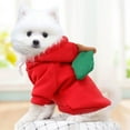 thumbnail image 6 of Dog Cat Fruit Colors Winter Hoodie Sweater Polyester Teddy Clothing Pet Supplies, 6 of 7