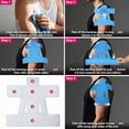 thumbnail image 4 of Pre-cut Shoulder Kinesiology Tape, Waterproof Elastic Athletic Sports Support Sticker for Shoulder Joint Pain Relief, Basketball Gym Injury Recovery, No Manual Cutting Needed, 4 of 7
