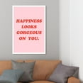 thumbnail image 2 of Wynwood Studio 'Looks Gorgeous' Typography and Quotes Wall Art Canvas Print - Red, Pink, 16" x 24", 2 of 2