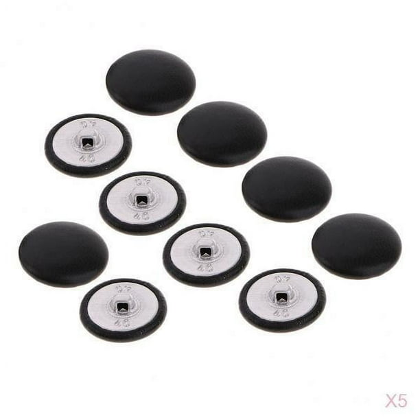 50 Botones de material cuero Botón de material cuero De La PU Botones de material cuero Hechos , 25 Mm para De Jeans