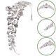 thumbnail image 4 of KAKOWELY Corona de novia con diamantes de imitación para boda, diadema para novia, joyería para el cabello para mujer, 4 of 4