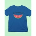 thumbnail image 3 of Buon Ferragosto! Cute Watermelon T-Shirt Toddler -Image by Shutterstock,  4 Toddler, 3 of 4