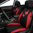 thumbnail image 2 of Flying Banner Butterfly Full Set Car Seat Cover Split Air Mesh Fit Car Truck SUV for Women Lady Girl Red, 2 of 8
