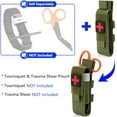 thumbnail image 2 of Tactical Molle Tourniquet Holder, Portable TQ Military First Aid Equipment Case & Trauma Medical Shear Pouch (Army Green), 2 of 7