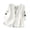 White, variant on 2026 Womens Summer Tops Embroidered Cotton Linen Blouse 3/4 Sleeve Peasant Tops with V-Neck Ethnic Style