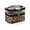 Leopard, variant on IMERELEZ Double-layer Cosmetic Bag Makeup Bag Travel Makeup Bag Makeup Bags for Women Cosmetics Cases Portable Waterproof Foldable (Leopard)