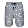 thumbnail image 3 of Fuzoiu Sleep Rabbit Print Men's Beach Shorts,Men's Swim Trunks,Quick Dry Board Shorts with Pockets,Men's Bathing Suits for Surfing, Running, and Casual Wear-XX-Large, 3 of 6