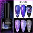 thumbnail image 1 of LILYCUTE 7ML Cat Magnetic Gel Nail Polish Pearl Shell Thread Pattern 9D Glitter Semi Permanent Soak Off Nail Art Varnish, 1 of 7