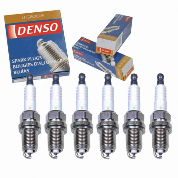 6 pc DENSO 3139 Standard U-Groove Spark Plugs for 96130723 K20R-U11 Ignition Wire Secondary Fits select: 2002-2011 TOYOTA CAMRY, 2009-2010 TOYOTA COROLLA
