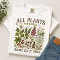 thumbnail image 4 of Witchy Comfort Colors Shirt, All Plants Are Edible Some Only Once Tee, Funny Dark Cottagecore Botanical Apothecary Gift, Goblincore, Unisex, 4 of 6