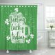 thumbnail image 1 of ABPHQTO Cita del día de San Patricio Letras en forma verde con cortinas de ducha de baño Lucky Shamrock Clover 152x180 cm ABPHQTO PKNMT60x72Shower-4282, 1 of 2