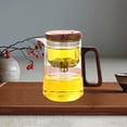 thumbnail image 1 of Elodie Glass Tea Pot Comfortable Grip Father's Day Gift Clear 28oz/800ml for Office, 1 of 8