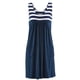 thumbnail image 1 of Fashion striped dress summer dress loose simple sleeveless dress women's clothingS Gao Jinjia LED, 1 of 2
