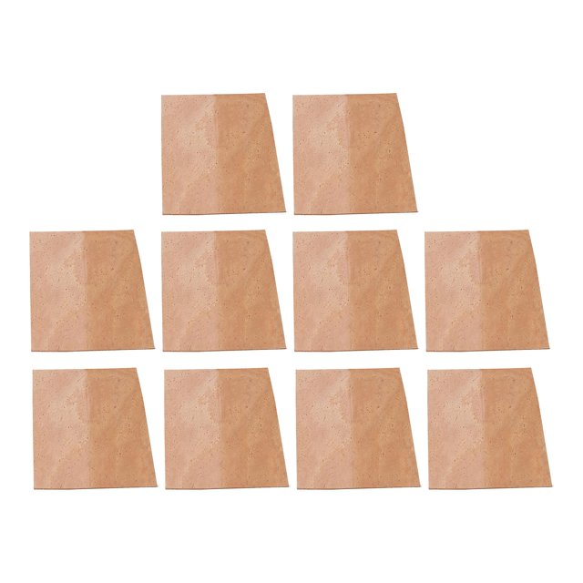 10 Pcs DIY Saxophone Clarinet Neck Joint Corks Square Set Wood Color