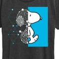 thumbnail image 3 of Peanuts - Snoopy Wire Frame - Women's Short Sleeve Graphic T-Shirt, 3 of 6