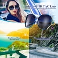thumbnail image 3 of Bloomoak Driving Sunglasses, Polarized Sunglasses for Women Sport Sunglasses for UV400 Eyes Protection Ultra Light, 3 of 9