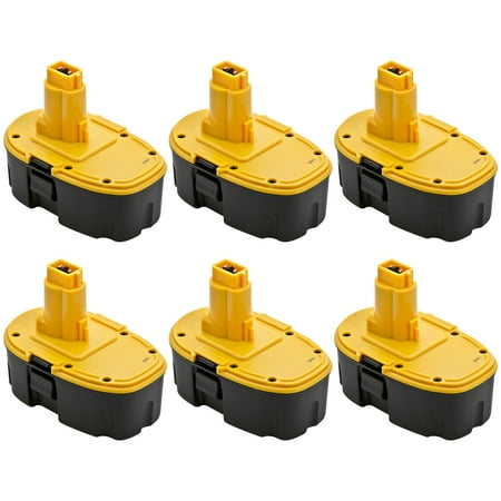 Replacement 18 Volt Battery for Dewalt Drill DC970 DC9096 1.5Ah NiCd 6Pack