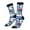 3 Black, variant on Fish And Shark Print Adult Socks for Men & Women,Calf Socks, Ankle Socks,Boots Socks,Breathable Casual Sock,Unisex Crew Socks