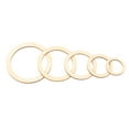 thumbnail image 1 of Pendentifs en Bois Plats Ronds, 205 Pcs Anneaux en Bois Non Finis Ronds Ronds Ronds Ronds Ronds Ronds Ronds Conçus pour les Professionnels, 1 of 14