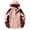 Pink, variant on Lovskoo Women's Rain Jacket Technical Casual Waterproof Windbreaker Outdoor Thin Sprinker Outerwear Lapel Zipper Loose Soft Top Hooded Coat White