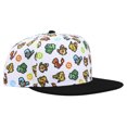 thumbnail image 4 of Pokemon Collage Chibi Characters Flatbill Snapback Hat, 4 of 4