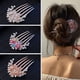 thumbnail image 5 of Peineta con diamantes de imitación, horquilla para el pelo, tocado, peine para peinado recogido, accesorios para el cabello, accesorios para el cabello para mujeres adultas, accesorios para, 5 of 6