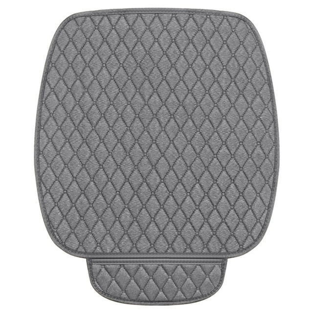 SDNall Universal Car Seat Cushion Protector, Non-Slip Breathable Front Seat Cover, Half Surround Design with Storage Pouch, Car Seat Protector for Car Suv Truck