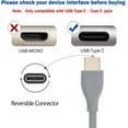 thumbnail image 4 of Aiivioll USB-C Fast Charge Charger Cable Compatible for Boses Noise Cancelling Headphones 700, QuietComfort 45, QuietComfort Earbuds II, SoundLink Flex, Sleepbuds 2, Sport Earbuds (50cm/Gray), 4 of 5