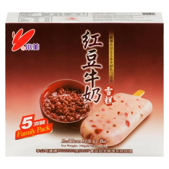 Shao Mei Bar Glacée – Haricot Rouge 5 x 70 g, 350 g