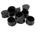 thumbnail image 1 of Unique Bargains 10 Pcs Embout Rond Flexible en Caoutchouc Noir Remplacement Rond 50mm, 1 of 1