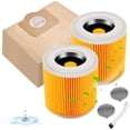 thumbnail image 1 of Filtro de cartucho de alta eficiencia para aspiradora en seco y húmedo, diseñado para los modelos Karcher WD3 con una larga vida útil y un rendimiento máximo, fácil de instalar y lavable, 1 of 8