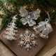 thumbnail image 5 of Shiny Acrylic Christmas Tree Charms Snowflake Reindeer Shaped Hanging Pendants Ornament for Home Decor Xmas New Year Gift, 5 of 5