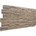thumbnail image 5 of Ekena Millwork 48 5/8"W x 24 3/4"H x 1 1/4"D Cascade Stacked Stone, EverStone Faux Stone Siding Panel, Cannondale, 5 of 11