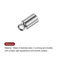 thumbnail image 4 of REGALWOVEN Cord End Cap ID Stainless Steel Barrel End Caps for DIY Bracelets Necklaces Tassels Stainless Steel Color 3mm, 4 of 6