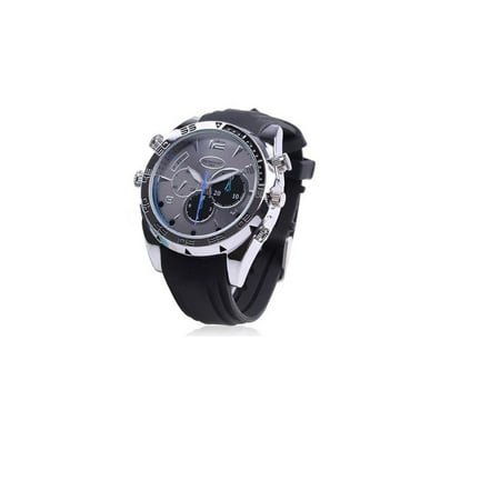 SpyTec 1080p HD Water-resistant Spy Watch with Night Vision & 120 Minutes Battery
