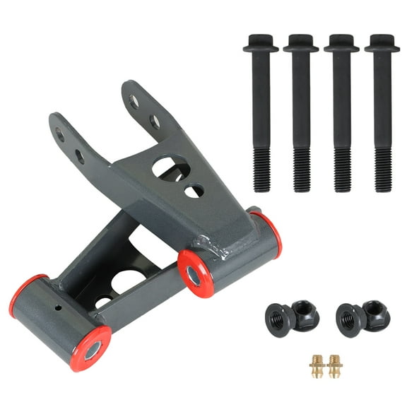 Genrics 1-2 Inch Adjustable Rear Lift Shackles Replacement for 1984-2001 Cherokee XJ 2WD/4WD